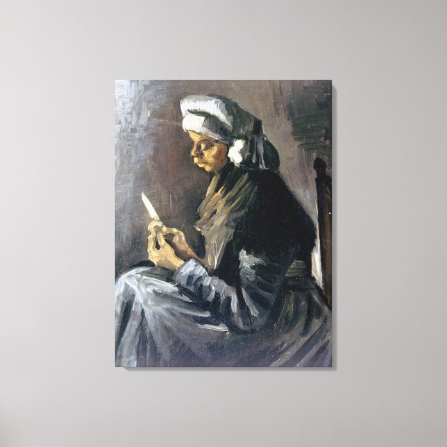 Vincent van Gogh Potato Peeler Canvastryck (Framsida)