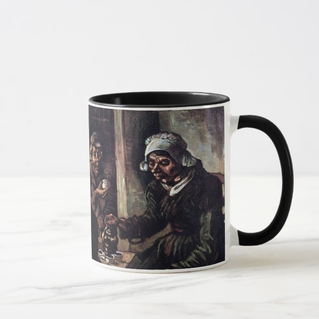 Vincent Van Gogh - Potetisätarna Finkonst Mugg (Höger)
