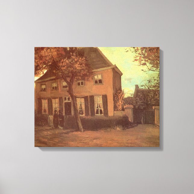 Vincent van Gogh - Prästgården i Nuenen Canvastryck (Framsida)