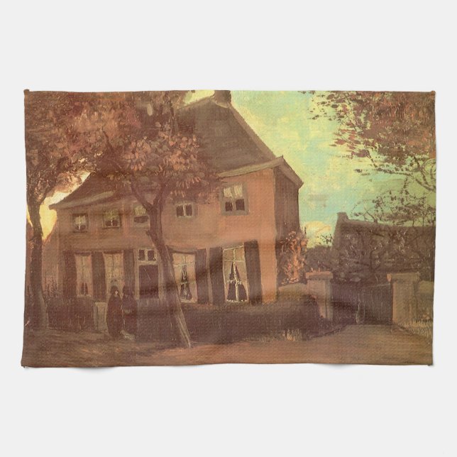 Vincent van Gogh - Prästgården i Nuenen Kökshandduk (Horisontell)