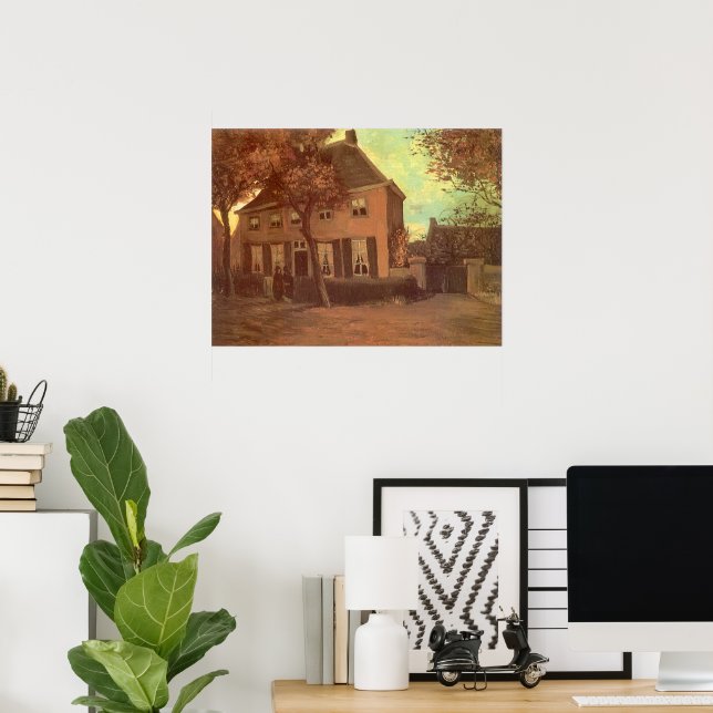 Vincent van Gogh - Prästgården i Nuenen Poster (Hemmakontoret)