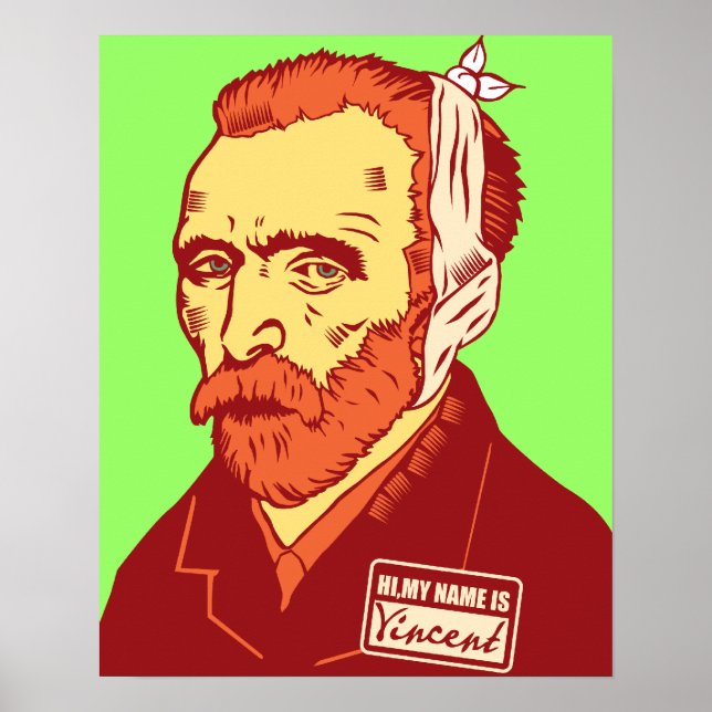 Vincent Van Gogh Print Poster (Framsidan)