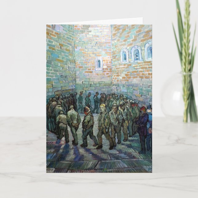 Vincent van Gogh Prisoners övning (efter Doré) Kort (Framsida)