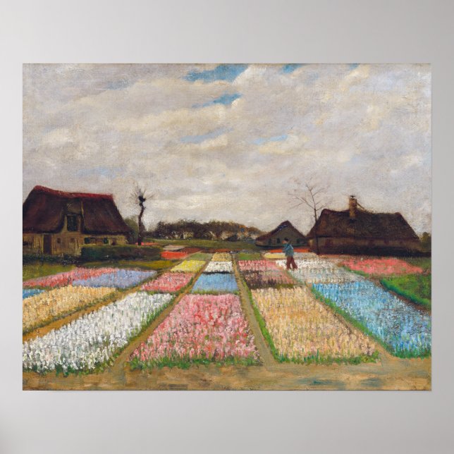 Vincent van Gogh - Rabatter i Holland Poster (Framsidan)