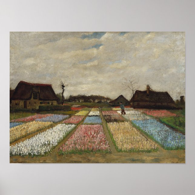 Vincent van Gogh - Rabatter i Holland Poster (Framsidan)