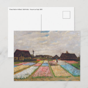 Vincent van Gogh - Rabatter i Holland Vykort