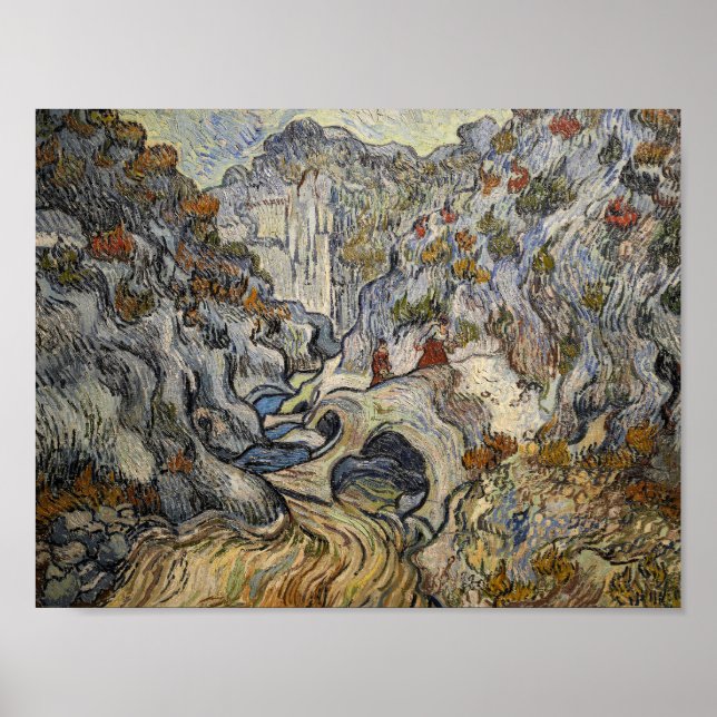 Vincent Van Gogh, Ravine Art Painting Print Poster (Framsidan)