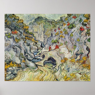 Vincent Van Gogh ravinen av Peyrouletsen Poster
