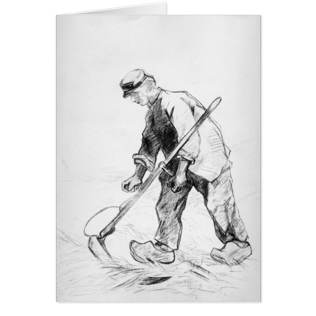 Vincent Van Gogh | Reaper Hälsningskort (Framsidan)