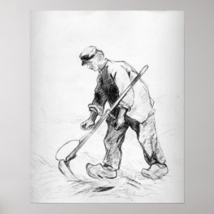 Vincent Van Gogh Reaper Poster