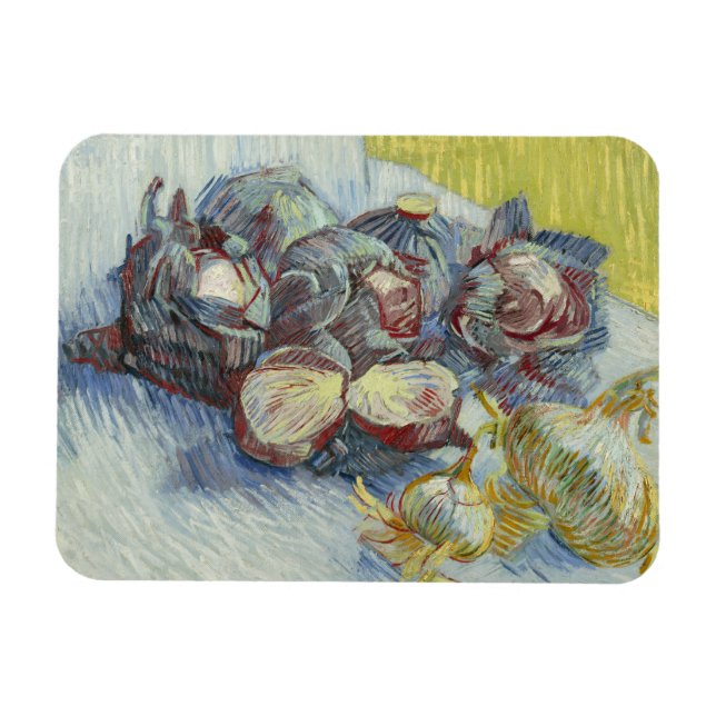Vincent van Gogh - Red Cabbages and Onions Magnet (Horisontell)