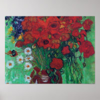 Vincent Van Gogh - Red Poppies och Daisys