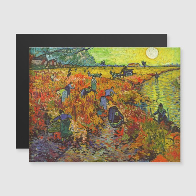 Vincent van Gogh - Red Vineyard (Fram/baksida)