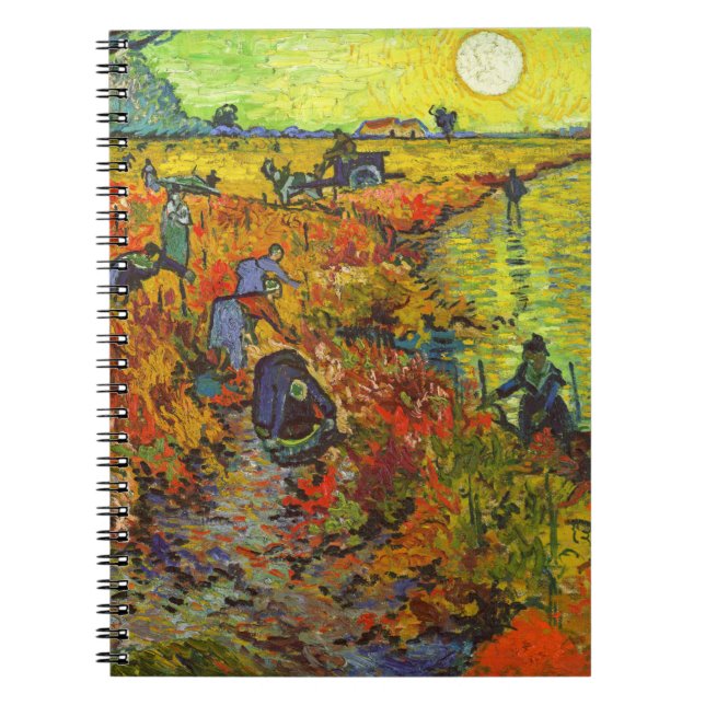 Vincent van Gogh - Red Vineyard Anteckningsbok (Framsidan)