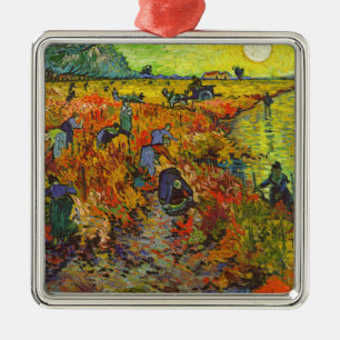 Vincent van Gogh - Red Vineyard Julgransprydnad Metall
