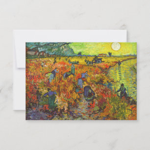 Vincent van Gogh - Red Vineyard Tack Kort