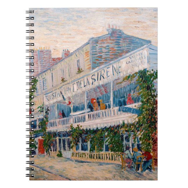 Vincent van Gogh - Restaurant de la Sirene Anteckningsbok (Framsidan)