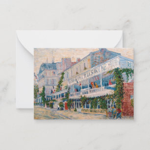 Vincent van Gogh - Restaurant de la Sirene Anteckningskort