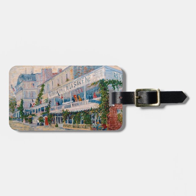 Vincent van Gogh - Restaurant de la Sirene Bagagebricka (Horisontell Framsida)