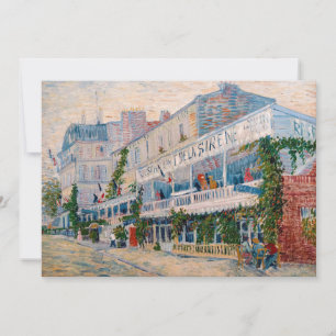 Vincent van Gogh - Restaurant de la Sirene Inbjudningar