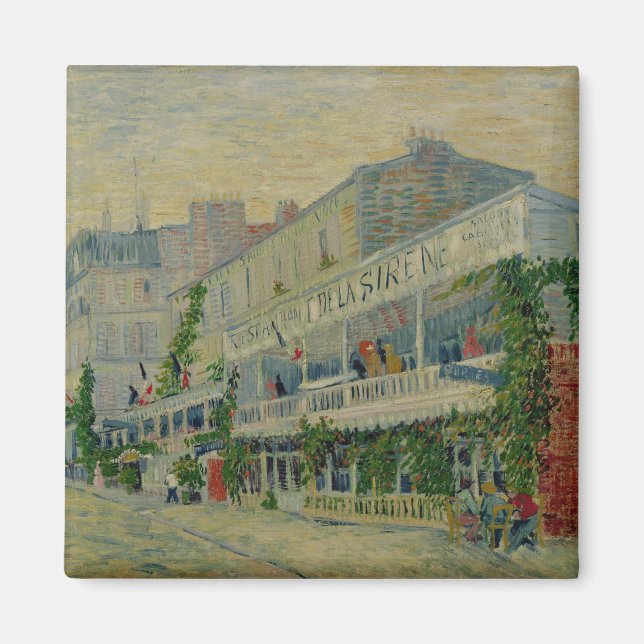 Vincent van Gogh | Restaurant de la Sirene Magnet (Framsidan)