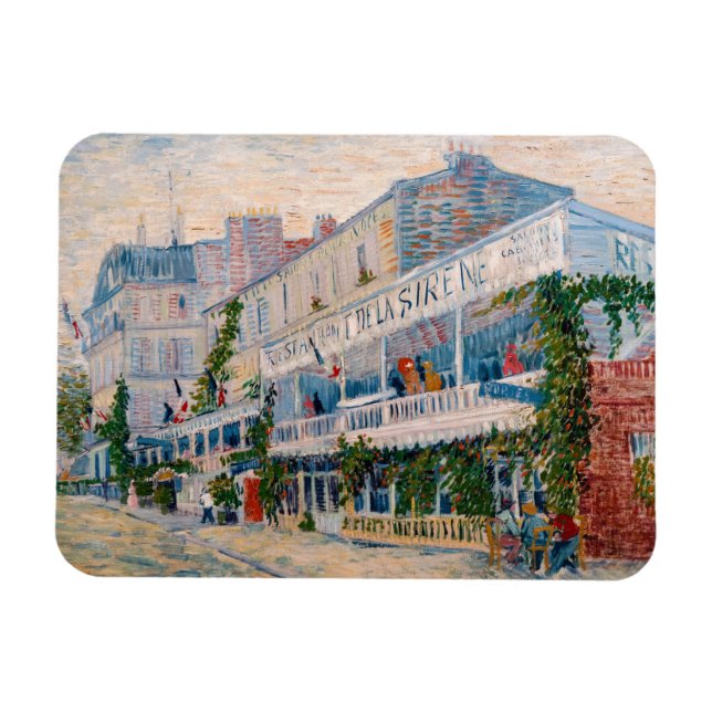 Vincent van Gogh - Restaurant de la Sirene Magnet (Horisontell)