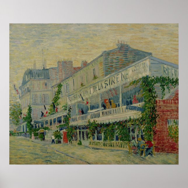 Vincent van Gogh | Restaurant de la Sirene Poster (Framsidan)