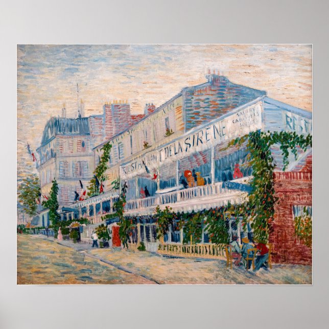 Vincent van Gogh - Restaurant de la Sirene Poster (Framsidan)