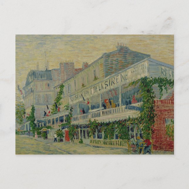 Vincent van Gogh | Restaurant de la Sirene Vykort (Framsida)
