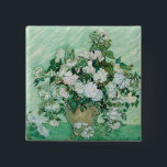 Vincent van Gogh - Ro Knapp<br><div class="desc">Ro / still Life: Vas med Rosa ros - Vincent van Gogh,  Oil on Canvas,  1890</div>