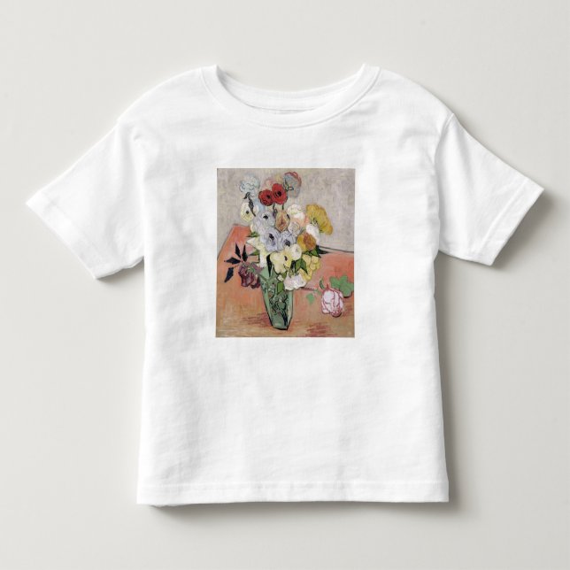 Vincent van Gogh | Ro och Anemones 1890 T-shirt (Framsida)