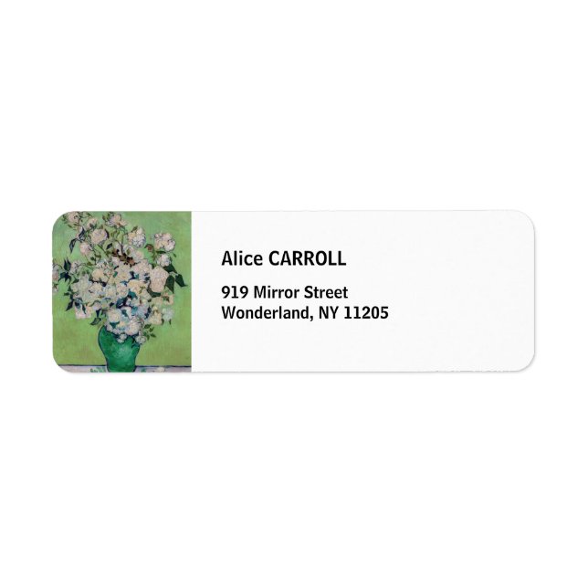 Vincent van Gogh - Ro Returadress Etikett (Framsidan)