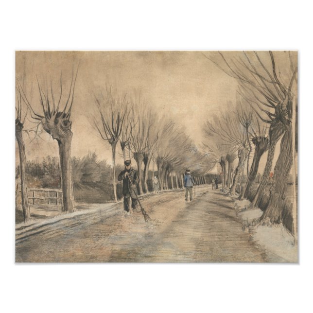 Vincent van Gogh - Road i Etten Fototryck (Framsidan)