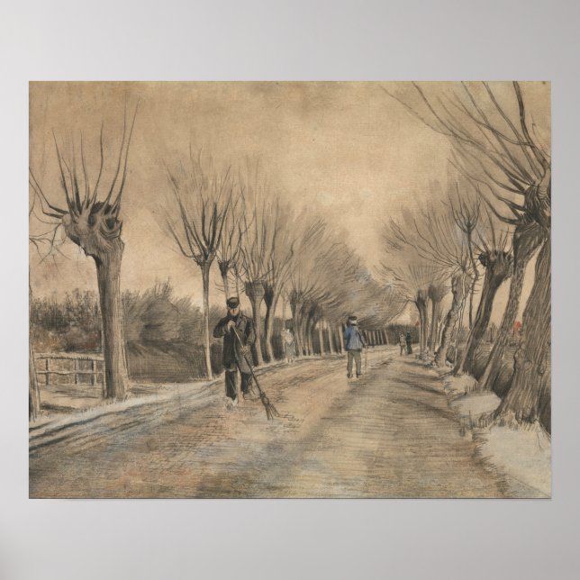 Vincent van Gogh - Road i Etten Poster (Framsidan)