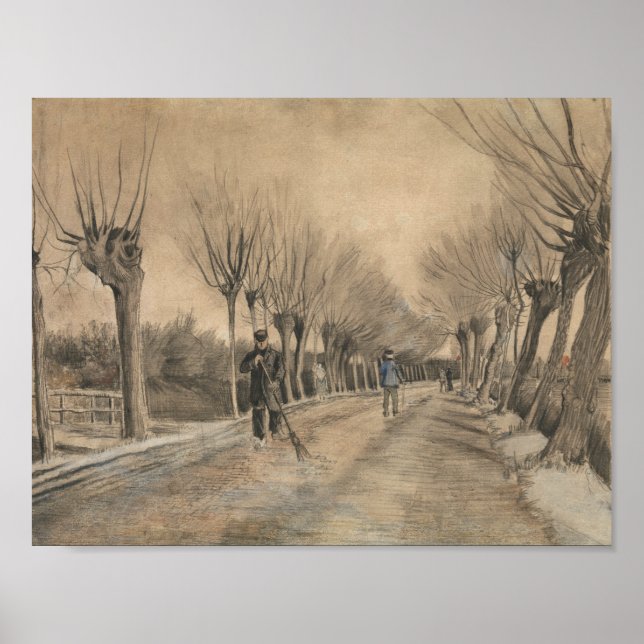 Vincent van Gogh - Road i Etten Poster (Framsidan)