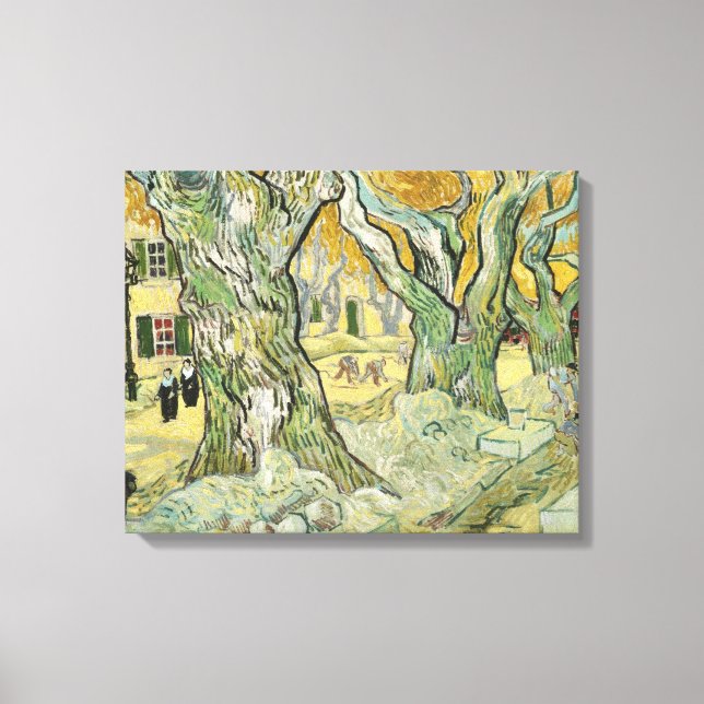 Vincent van Gogh - Road Menders Canvastryck (Framsida)