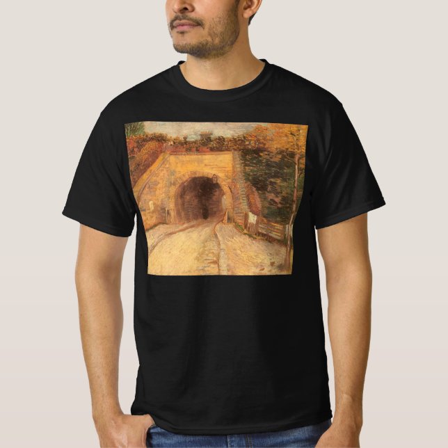 Vincent van Gogh - Roadway Underpass, Viadukten Tee Shirt (Framsida)