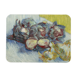 Vincent Van Gogh - röda kålar och lökar Magnet
