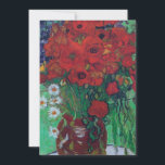 Vincent Van Gogh - Röda poppies och Daisy Tack Kort<br><div class="desc">Vincent Van Gogh - Röda poppies och Daisy</div>