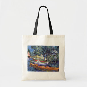 Vincent Van Gogh - Roddbåtar vid Oises flodbank Tygkasse
