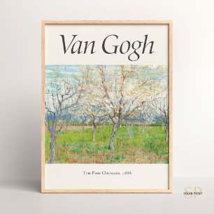 Vincent van Gogh, Rosa Orchard Art Print Retro Poster