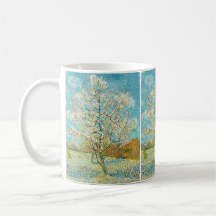 Vincent van Gogh - Rosa Peach Träd i Blommar Kaffemugg