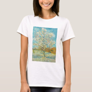 Vincent van Gogh - Rosa Peach Träd i Blommar T Shirt