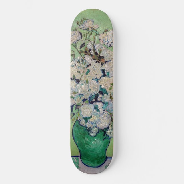 Vincent van Gogh - Rosor Mini Skateboard Bräda 18,5 Cm (Framsida)