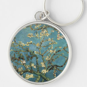 Vincent Van Gogh Rund Silverfärgad Nyckelring