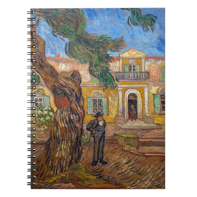 Vincent Van Gogh - Saint-Paul Asylum i Saint-Remy Anteckningsbok (Framsidan)