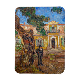 Vincent Van Gogh - Saint-Paul Asylum i Saint-Remy Magnet
