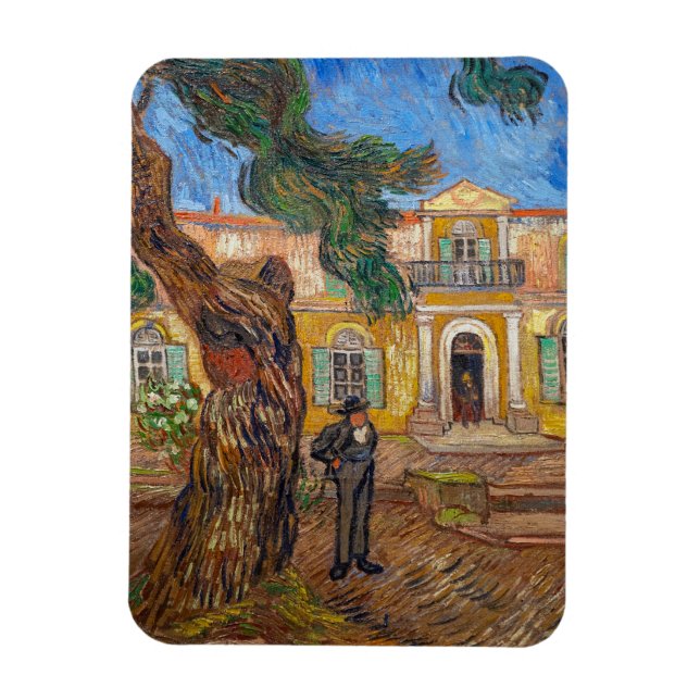 Vincent Van Gogh - Saint-Paul Asylum i Saint-Remy Magnet (Vertikal)