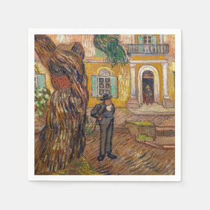 Vincent Van Gogh - Saint-Paul Asylum i Saint-Remy Pappersservett