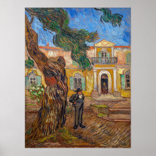 Vincent Van Gogh - Saint-Paul Asylum i Saint-Remy Poster